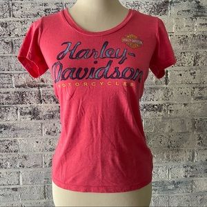 Soft, Harley Davidson womens pink t shirt